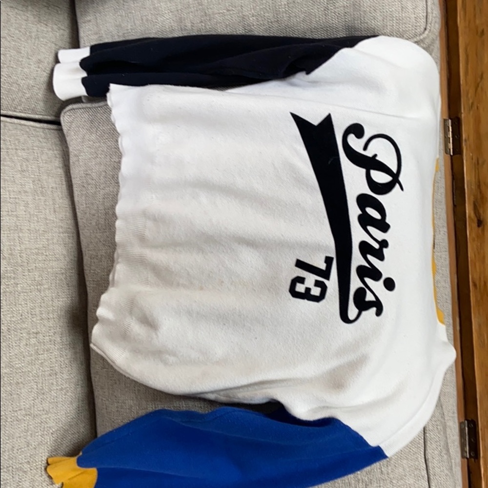 White sweatshirt